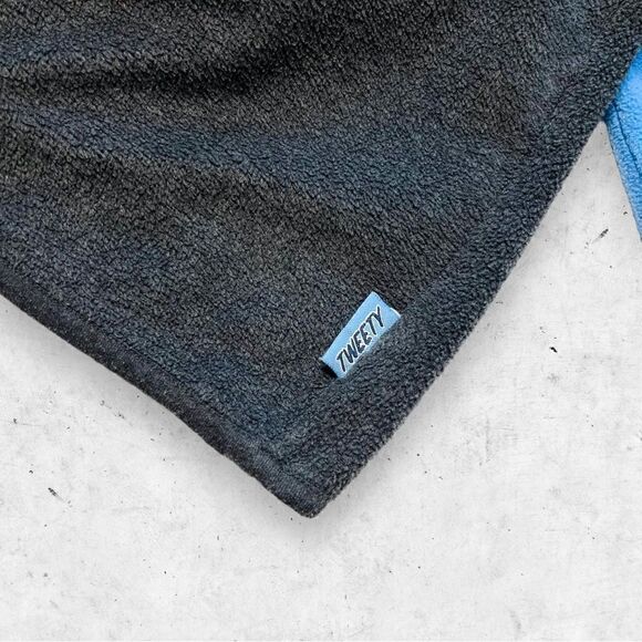 Vtg 90s Y2K Looney Tunes Tweety Bird 1/4 Zip Fleece Sweatshirt Jacket, 2001, M - Picture 6 of 8